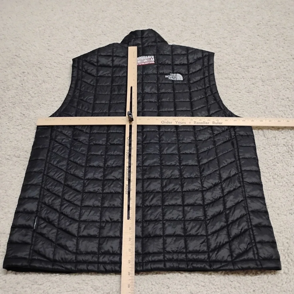 The North Face ThermoBall Eco Vest Mens XL Black Puffer Hiking Camp Lightweight
